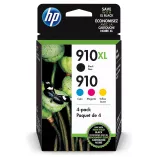 ~Brand New Original HP 3YM86BN (910XL + 910) INK / INKJET Cartridge Black Cyan Yellow Magenta 