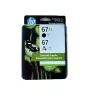 ~Brand New Original HP 3YM57AN (67XL Black + 67 Color) Black and Tricolor INK / INKJET Cartridge Set