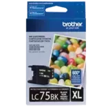 Brand New Original Brother LC-75BK Ink / Inkjet Cartridge - High Yield - Black