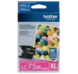 Brand New Original Brother LC-75M Ink / Inkjet Cartridge - High Yield - Magenta