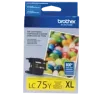 Brand New Original Brother LC-75Y Ink / Inkjet Cartridge - High Yield - Yellow