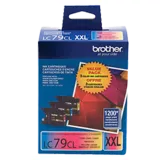 ~Brand New Original Brother LC79CL Extra High Yield Cyan Magenta Yellow Ink / Inkjet Cartridge Tri-Pack