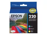 ~Brand New Original Epson T220520 Cyan Magenta Yellow Ink / Inkjet Cartridge Tri Pack