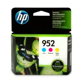 ~Brand New Original HP N9K27AN (952) Cyan Magenta Yellow Ink / Inkjet Cartridge Tri-Pack