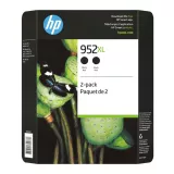 ~Brand New Original HP N9K29BN (952XL) Black Ink / Inkjet Cartridge High Yield Double Pack