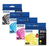 ~Brand New Original Epson T212XL High Yield Black Cyan Magenta Yellow INK / INKJET Cartridge Set