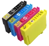 EPSON T220XL High Yield Black Cyan Magenta Yellow INK / INKJET Cartridge Set