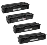 HP 206X High yield Laser Toner Cartridge Set Black Cyan Magenta Yellow With Chip