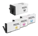 HP 902XL (BCMY) INK / INKJET Cartridge Black Cyan Yellow Magenta High Yield