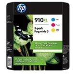 ~Brand New Original HP 3YM86BN (910XL) INK / INKJET Cartridge Cyan Yellow Magenta 