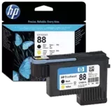 ~Brand New Original HP C9381A HP88 Printhead Black Yellow