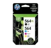 ~Brand New Original HP N9H60FN / N9H68FN (564XL / 564) INK / INKJET Cartridge Set High yield Black + Standard Yield Cyan Magenta Yellow