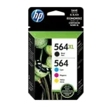 ~Brand New Original HP N9H60FN / N9H68FN (564XL / 564) INK / INKJET Cartridge Set High yield Black + Standard Yield Cyan Magenta Yellow