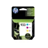 ~Brand New Original HP N9H56FN 933 INK / INKJET Cartridge Tri Color Set Cyan Magenta Yellow