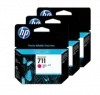 ~Brand New Original HP CZ135A (HP 711) INK / INKJET Cartridge High Yield Magenta 3 Pack