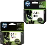 ~Brand New Original HP 64XL Combo Pack INK / INKJET Cartridge Combo High Yield Black Tri-Color